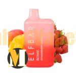 پاد یکبار مصرف توت فرنگی انبه الف بار <br><span>ELFBAR Strawberry Mango BC5000</span>
